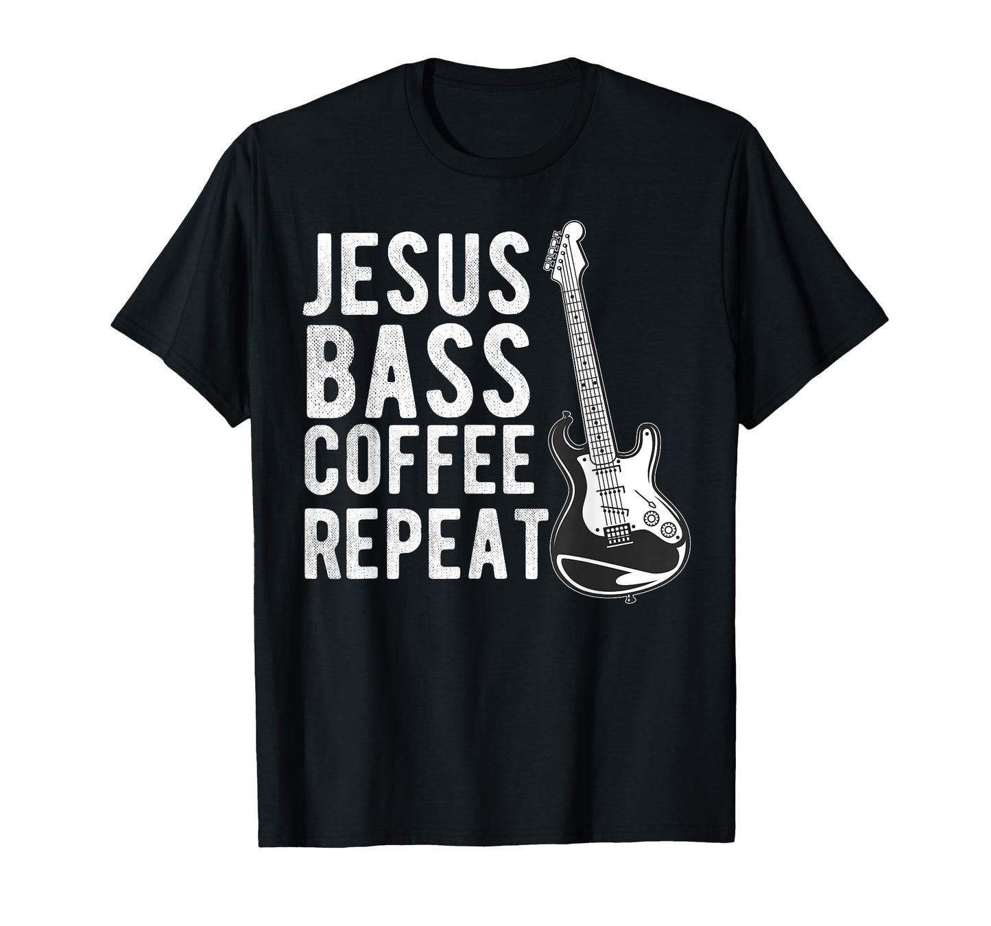 Christian Bass Guitar Player Worship Jesus Bassist Music T-Shirt
