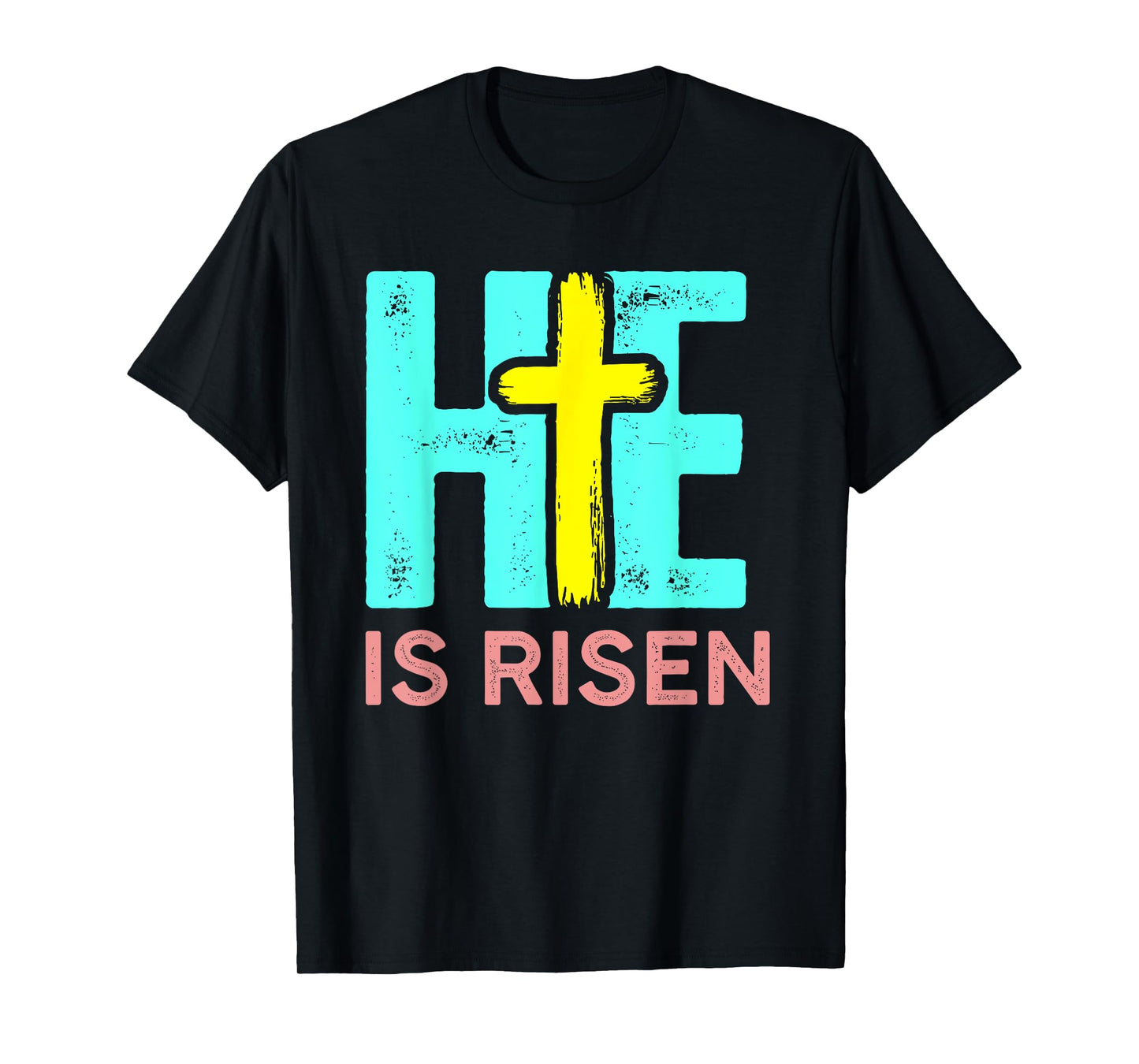 He is risen christian jesus cross for easter T-Shirt