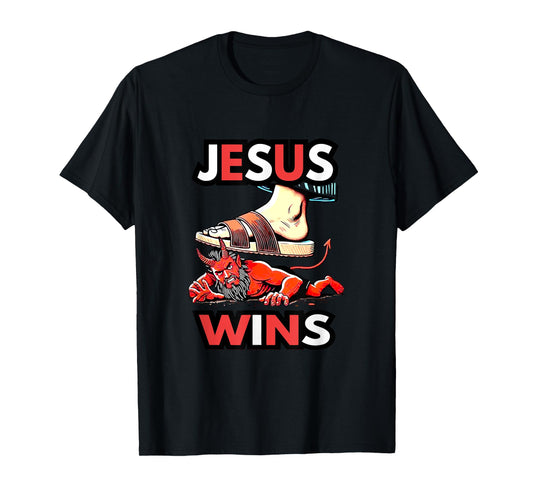 Jesus Wins 1 Corinthians 15 55 Zechariah 14 4 T-Shirt