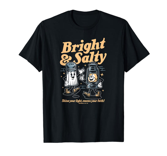 Salt & Light Of The World Matthew 5 Bible Verse Christian T-Shirt