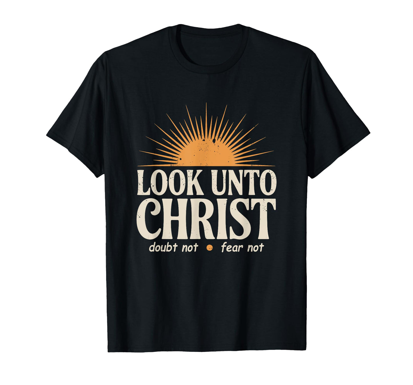 Look Unto Christ With Sun 2025 Youth Theme LDS Christian T-Shirt