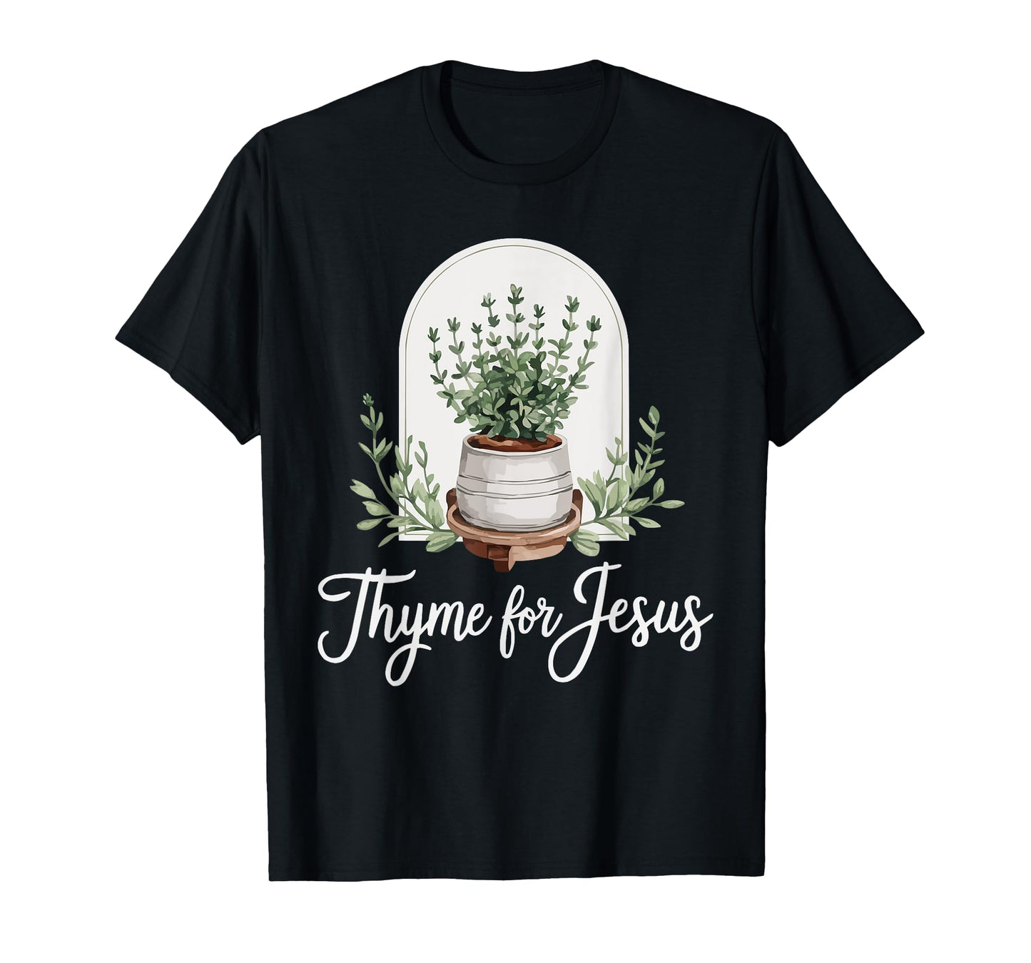 Gardening Jesus Christ Religion Christian Christianity T-Shirt