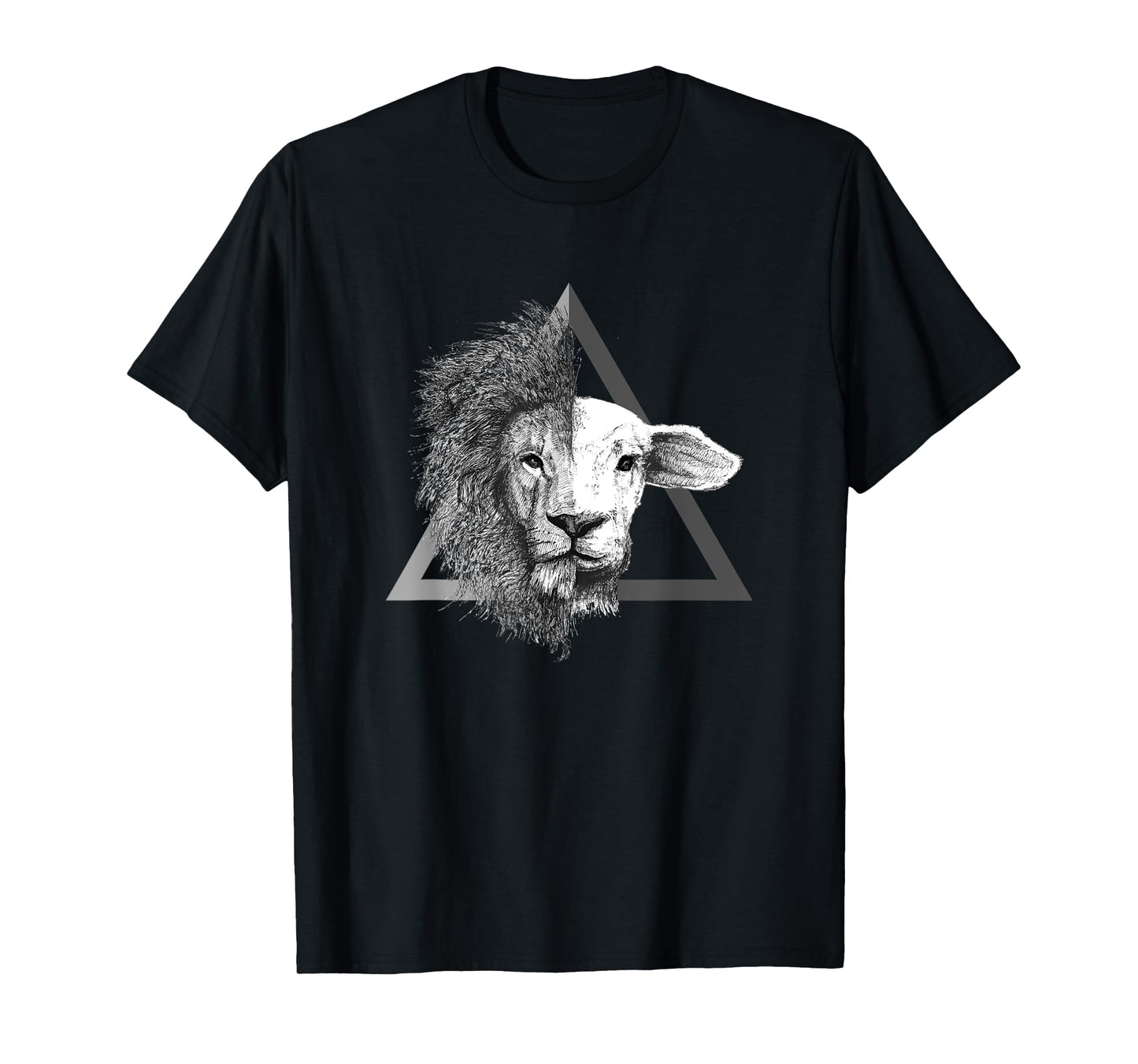 Christian T-Shirt - Jesus Lion and Lamb T-Shirt