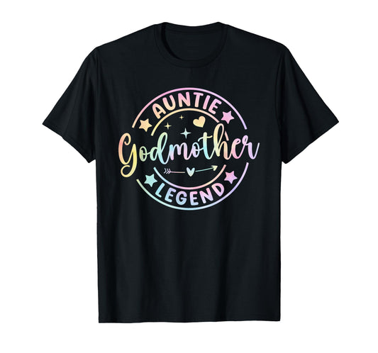 Auntie Godmother Legend Retro Godmama Mother's Day T-Shirt
