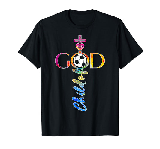RELIGIOUS JESUS SOCCER CHILD OF GOD SOCCER T-Shirt