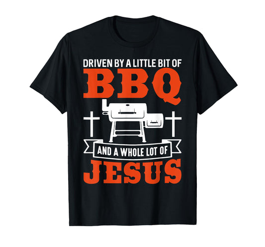 BBQ Jesus Shirt Barbecue BBQing Funny Christian Barbecue T-Shirt