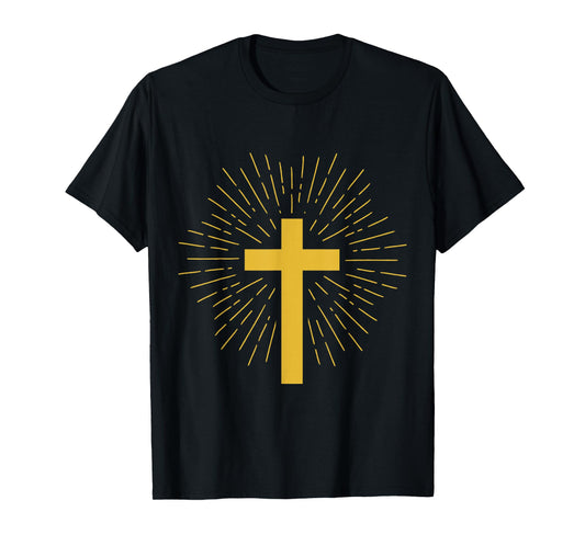 Vintage Cross Blessed Christian Faith Jesus Lover Spiritual T-Shirt