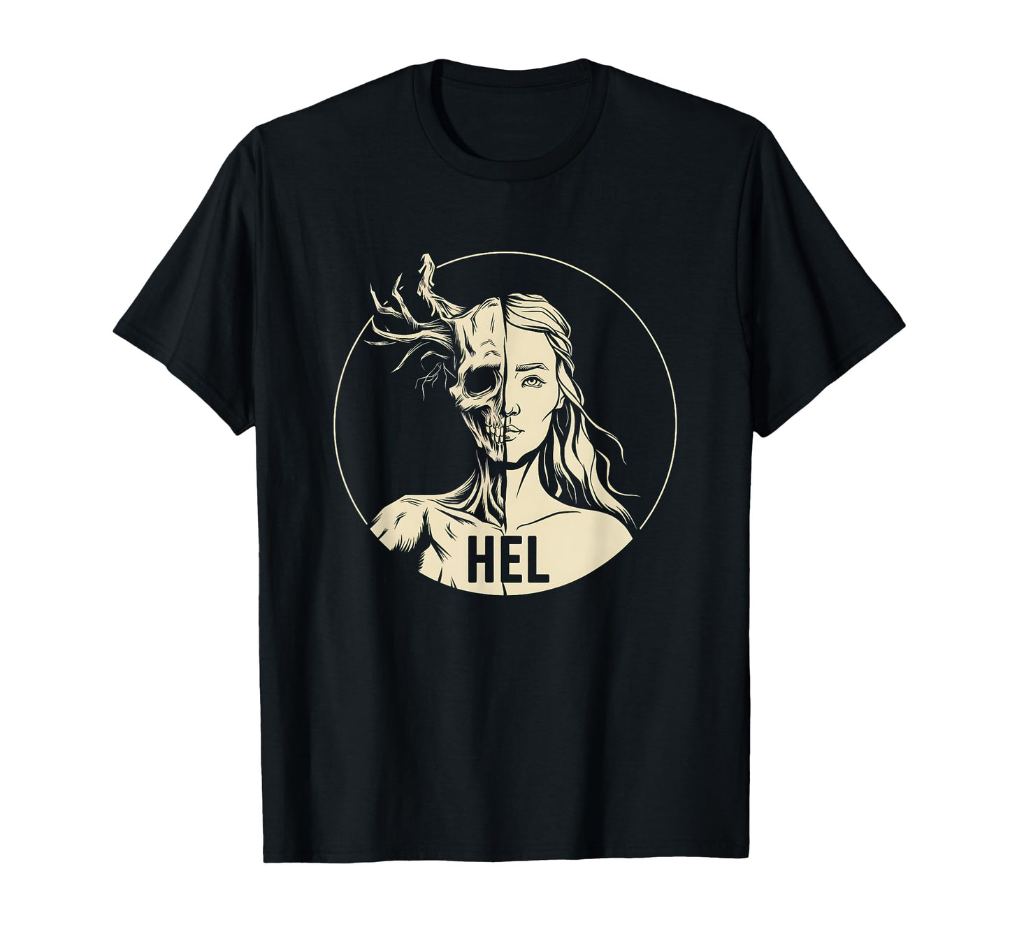 Hel Viking Goddess of the Underworld Hel T-Shirt