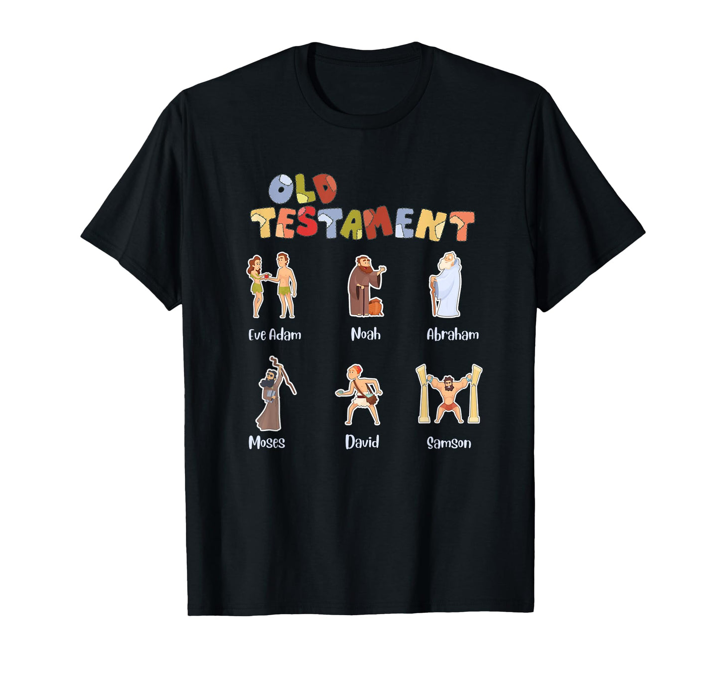 Christian Old Testament Verse Shirt Bible Characters T-Shirt
