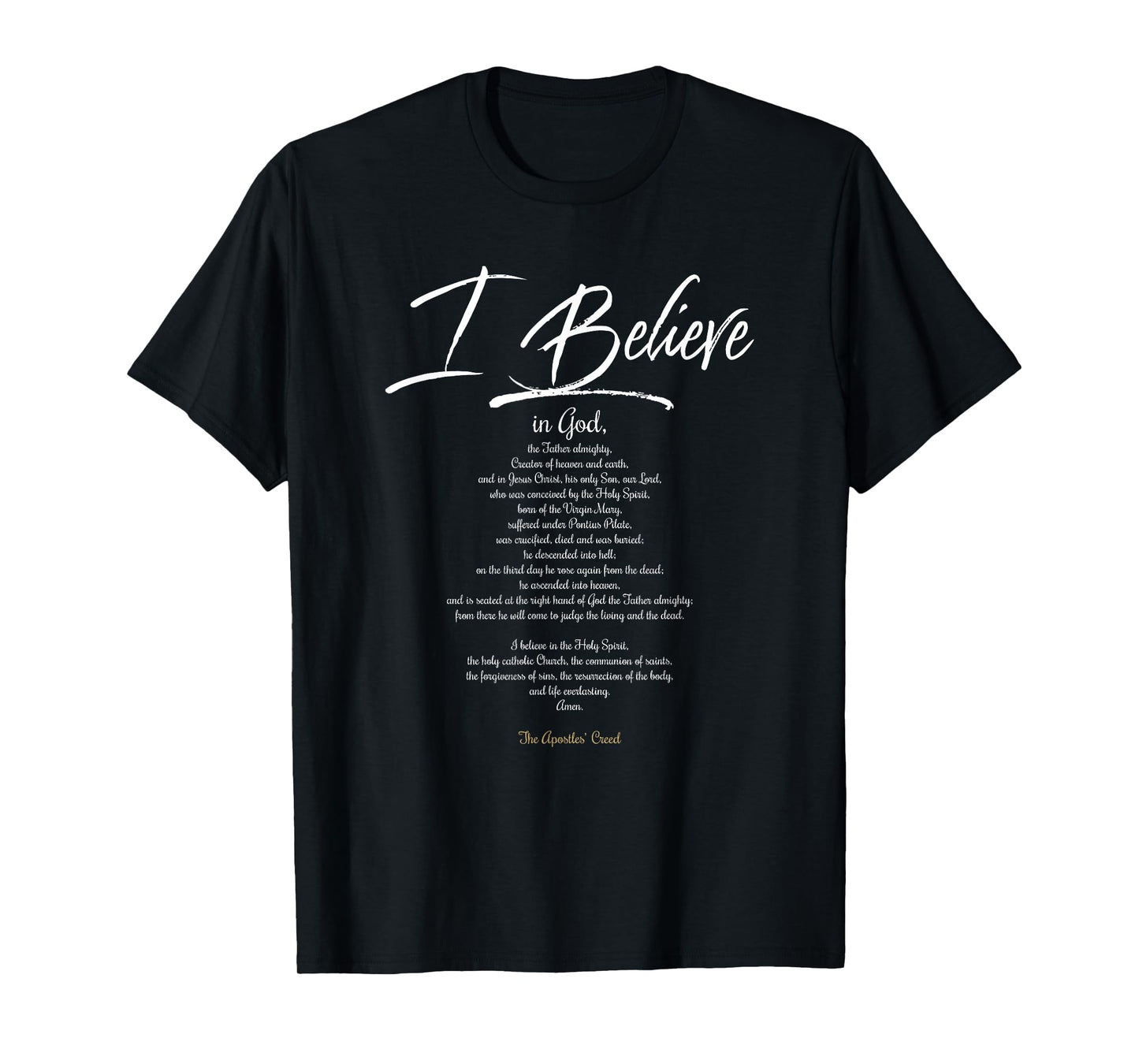 Apostles Creed Shirt T-Shirt