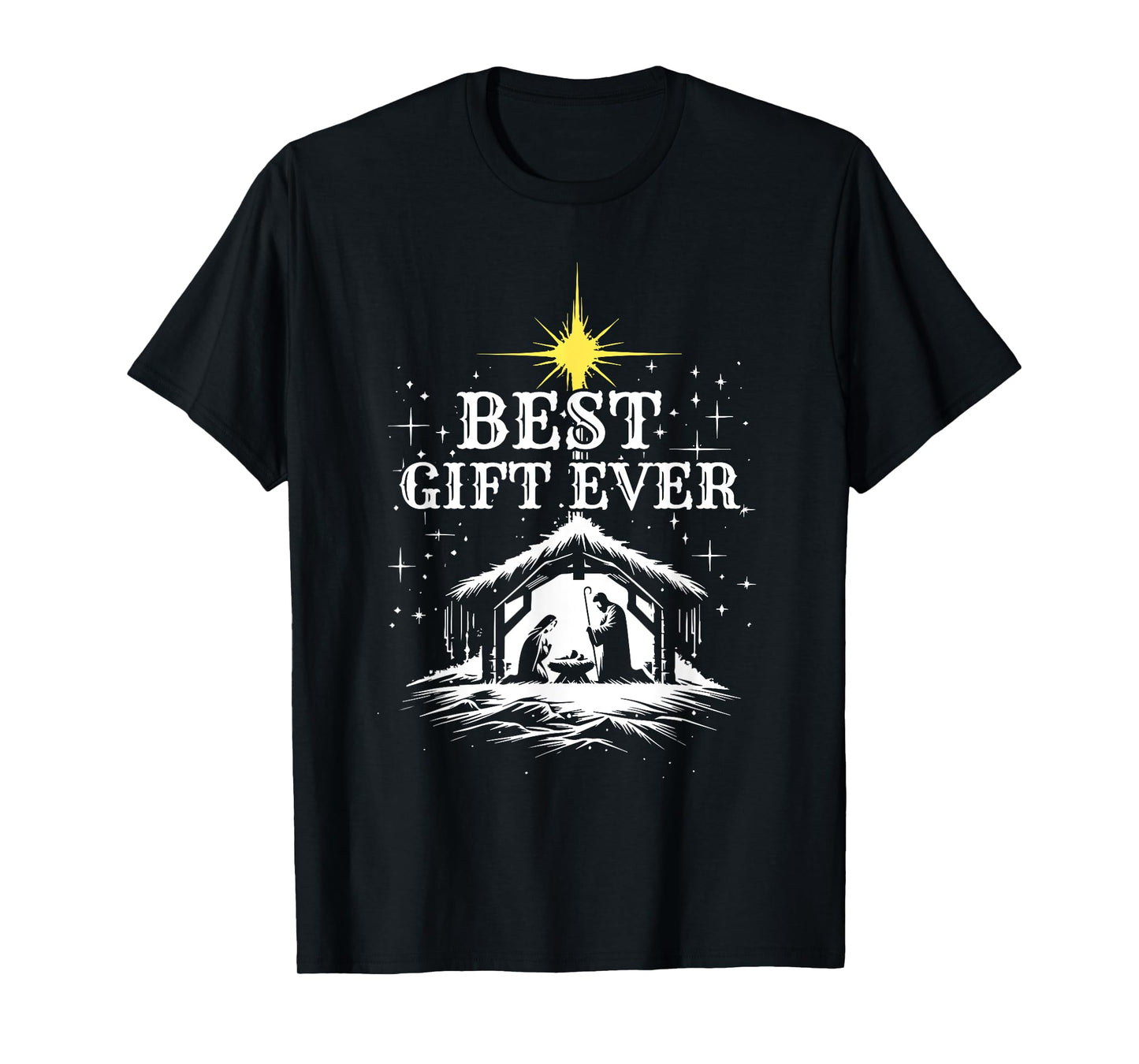 Best Ever Christmas Cool Jesus Nativity Scene Christian T-Shirt
