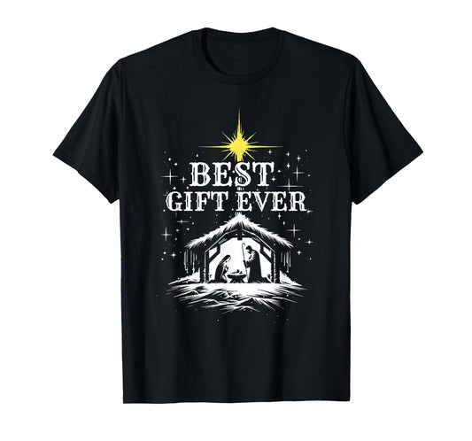 Best Ever Christmas Cool Jesus Nativity Scene Christian T-Shirt