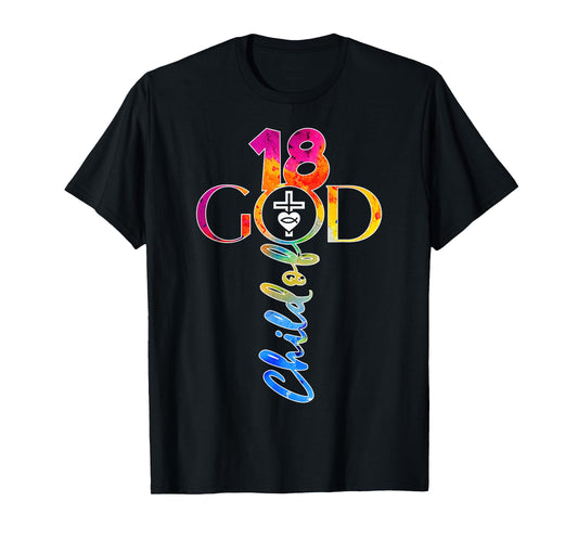 GOD 18 YEARS JESUS 18TH BIRTHDAY T-Shirt