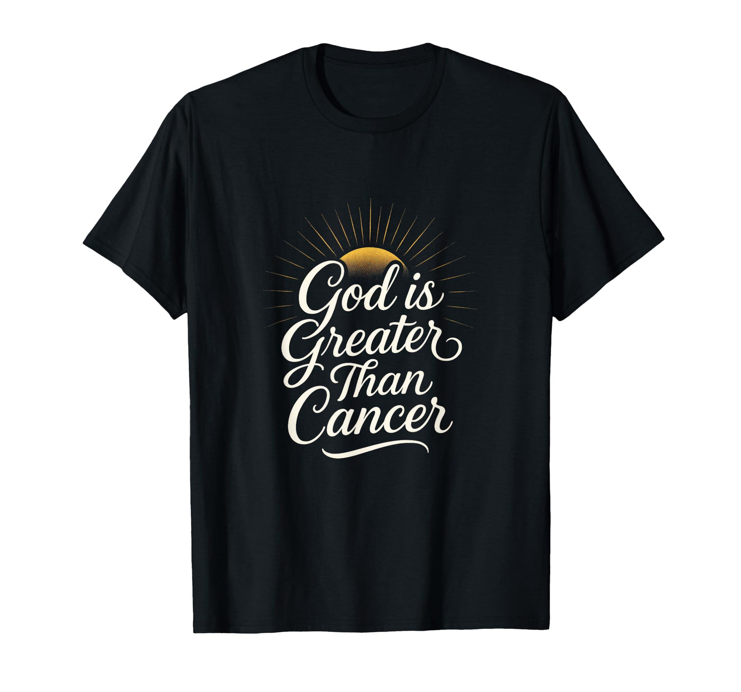 God is Greater Than Cancer - Survivor Pride Faith T-Shirt