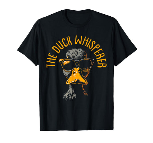 Duck Whisperer Funny Waterfowl Hunting Mallard Duck Hunter T-Shirt