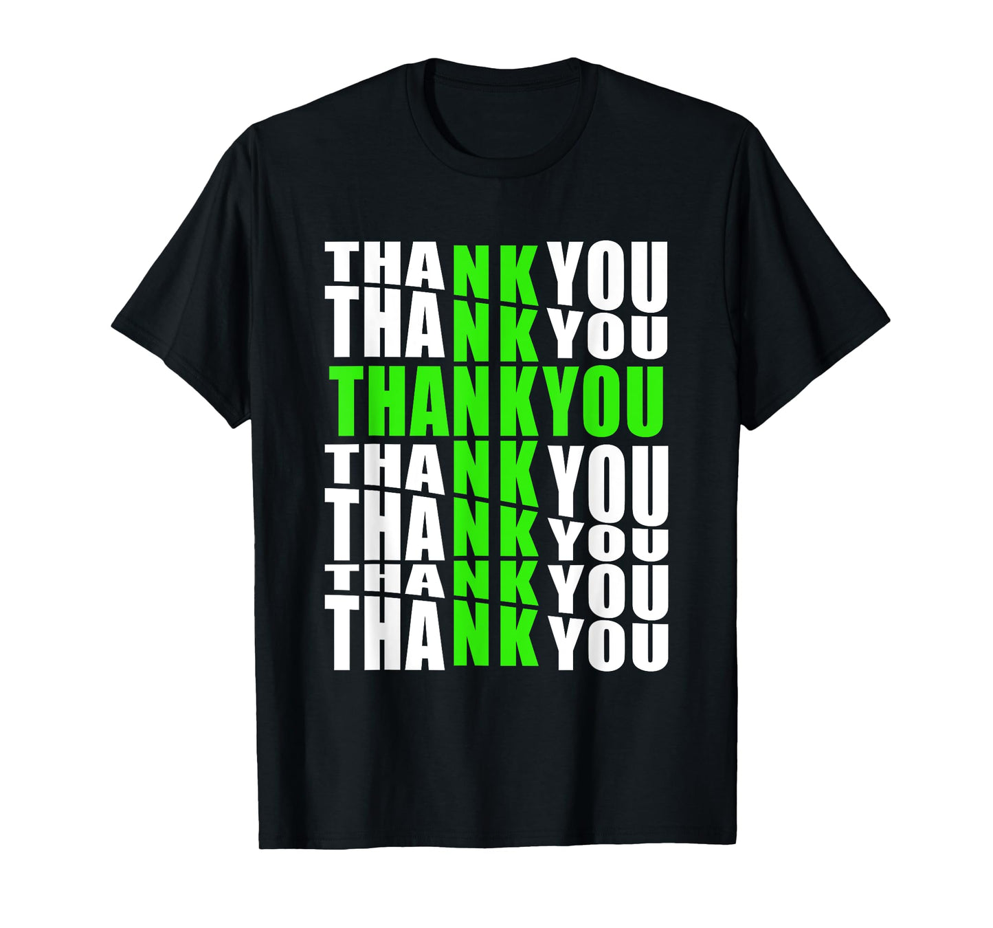 Thank You Written To Form Cross Jesus Gratitude Blessings T-Shirt