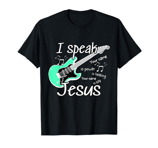 I SPEAK JESUS Christian Worship Song Youth Group T-Shirt