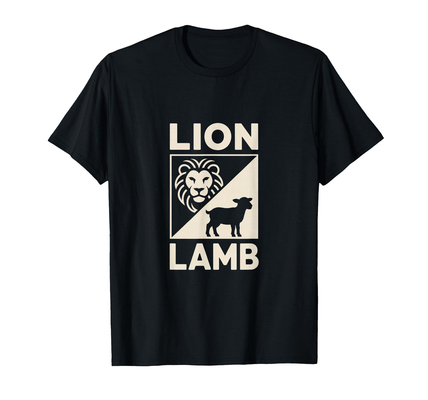 Christian Lion Lamb Jesus Faith Worship Gospel T-Shirt