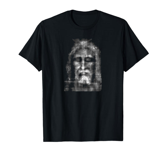Holy Face of Jesus from Shroud of Turin Christian Faith T-Shirt