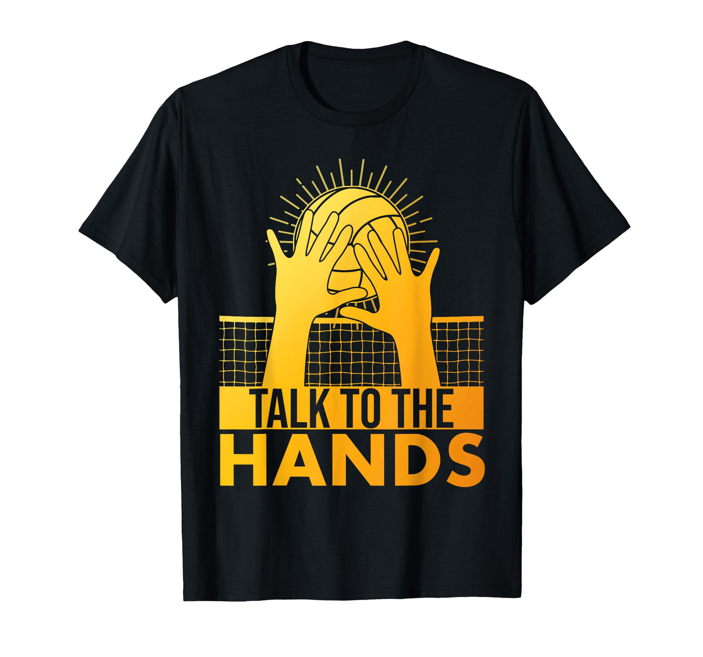 Funny Volleyball Art For Men Women Blocker Volleyball Player T-Shirt