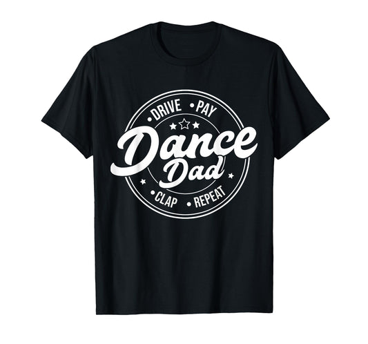 Funny Dad Dance retro proud dancer Dancing Father's day T-Shirt