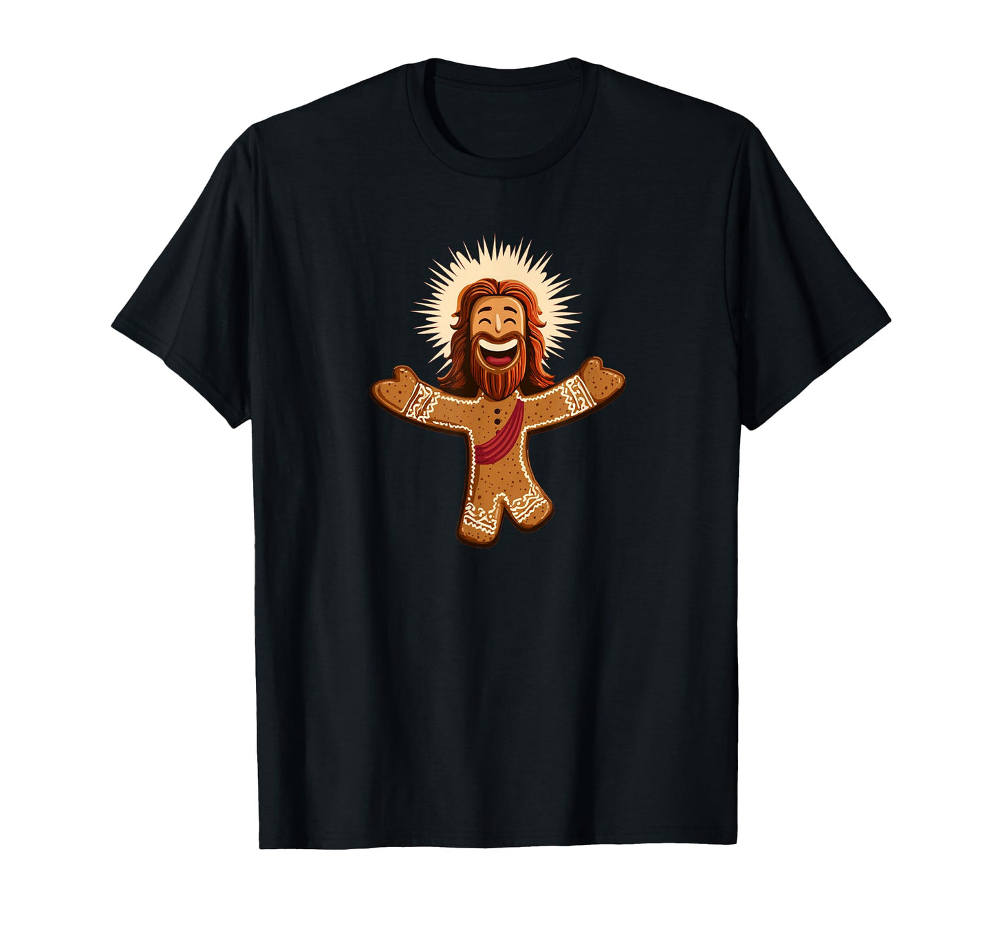 Smiling Lord Gingerbread for Jesus Christ Lovers T-Shirt