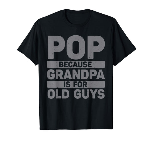 Best Pop Design For Grandpa From Grandkids Father's Day Pop T-Shirt