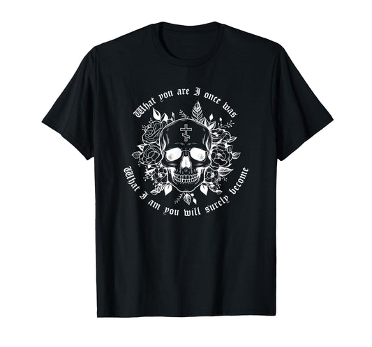 Vintage Remember Death Skull Cross Orthodox Church T-Shirt