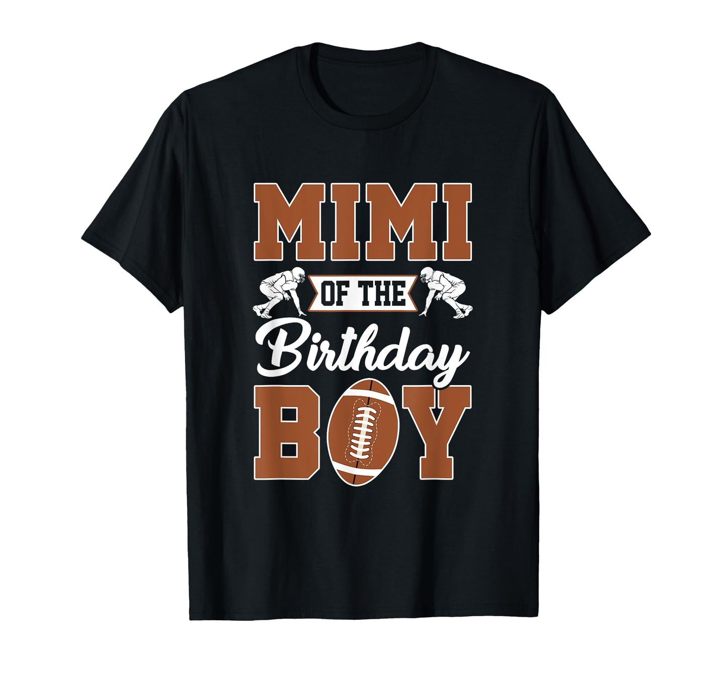 Mimi Of The Birthday Boy Football Party Family Matching T-Shirt