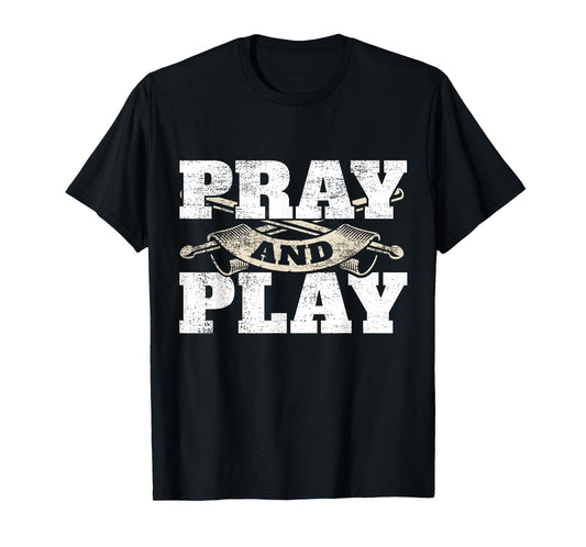 Christian Worship Band Pray & Play Drums Christian Drummer T-Shirt