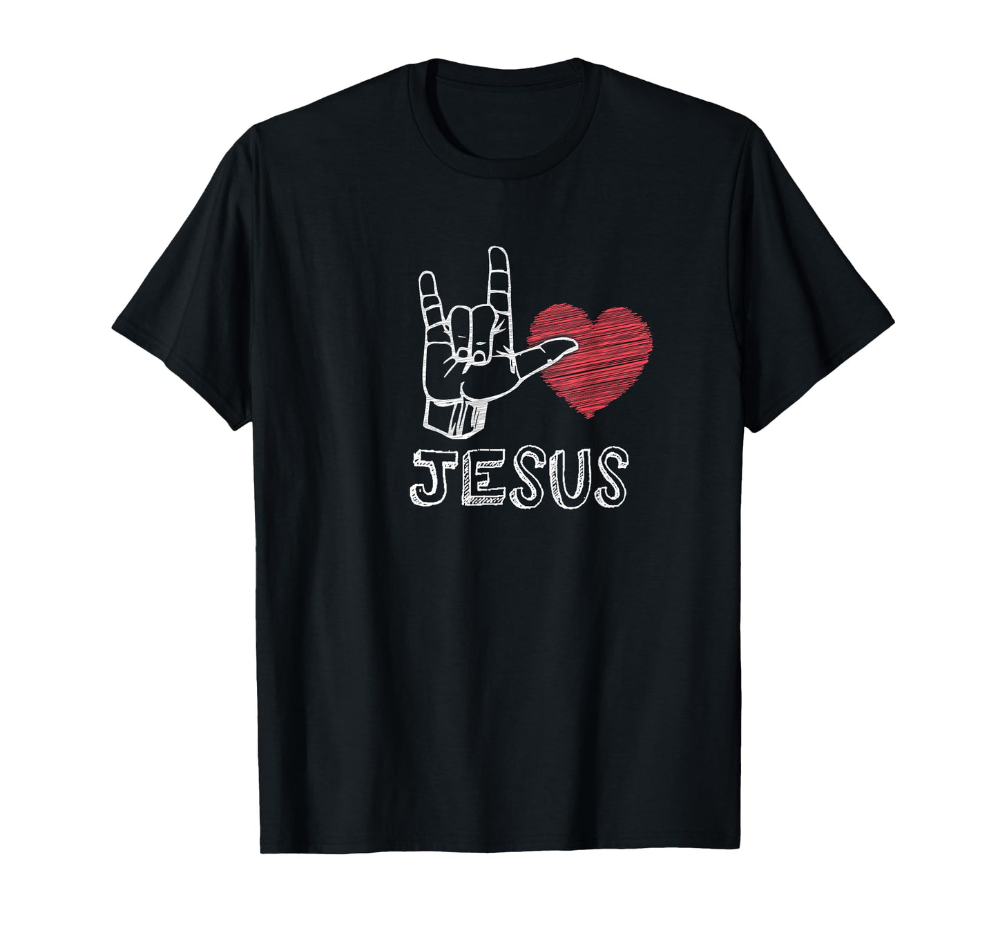 I Love Jesus, Sign Language Christians T-Shirt