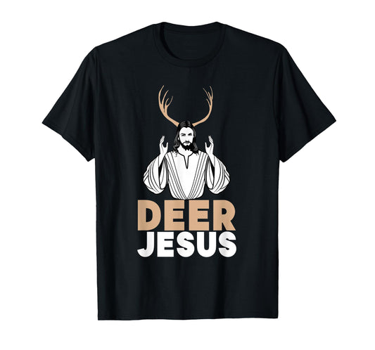 Funny Jesus Christian Meme Shirt - Dear Jesus Deer Jesus T-Shirt