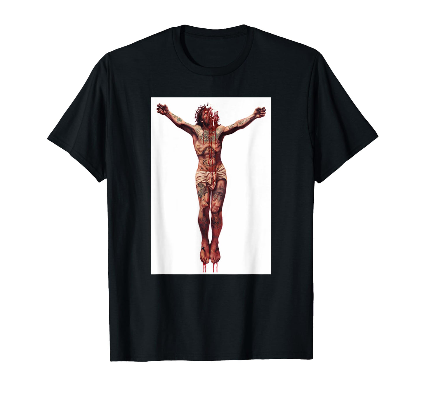 Funny Horror Jesus Christ Crucifixion Christian T-Shirt