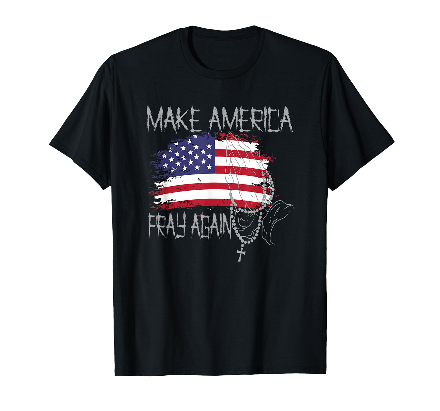 Patriotic Faith Tshirt Christian Make America Pray Again T-Shirt