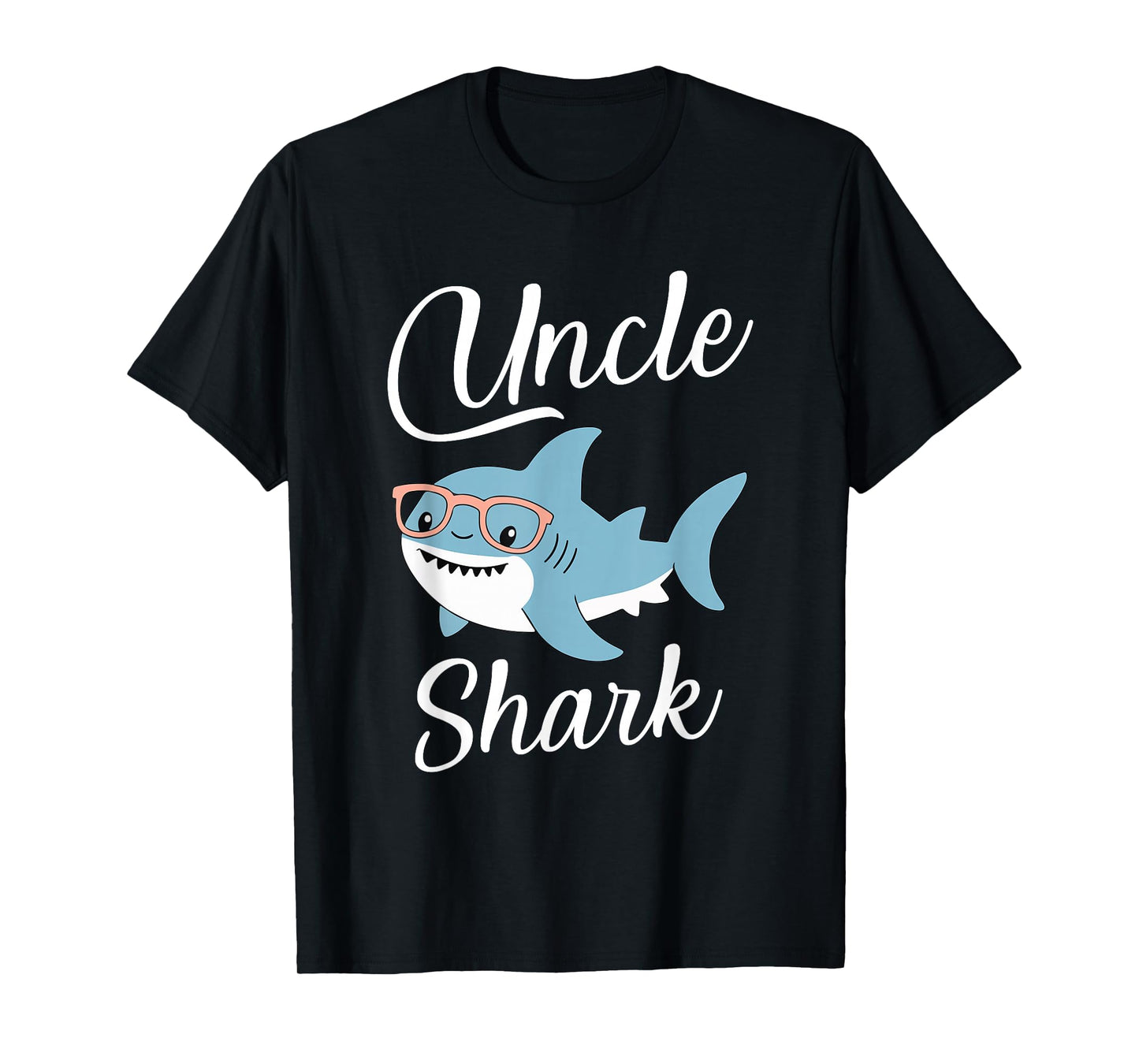 Uncle Shark Funny Matching Family Grandpa T-Shirt
