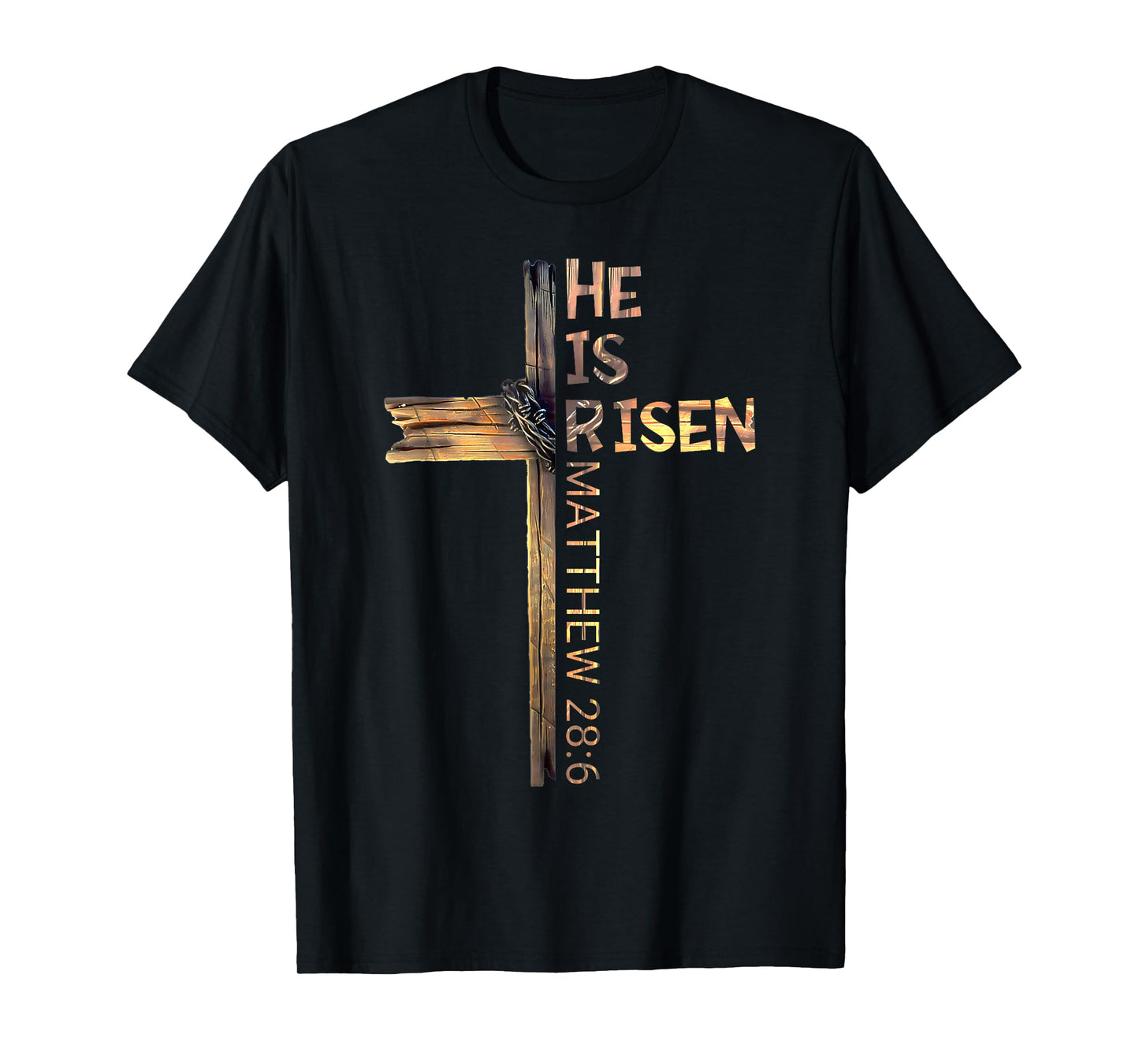 Easter Christian He Is Risen Sun Resurrection Men Women Kids T-Shirt