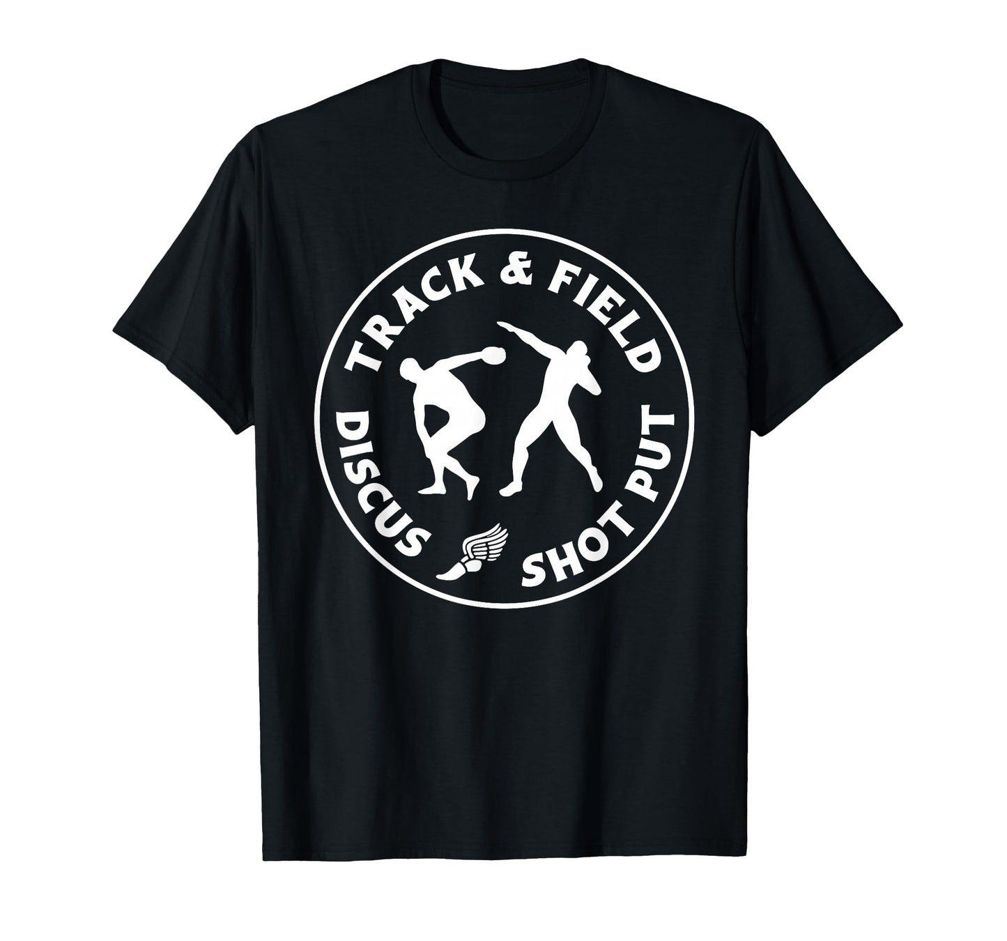 Track & Field, Shot Put, and Discus Funny design T-Shirt