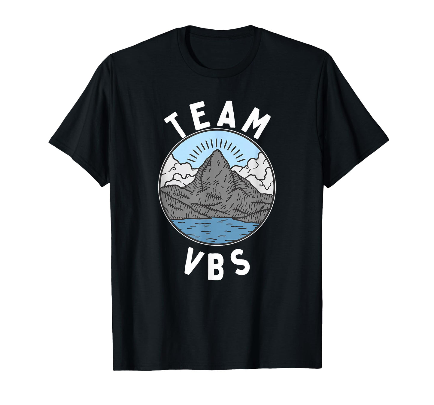 I Love VBS 2024 Team Vacation Bible School Lake Mountain T-Shirt