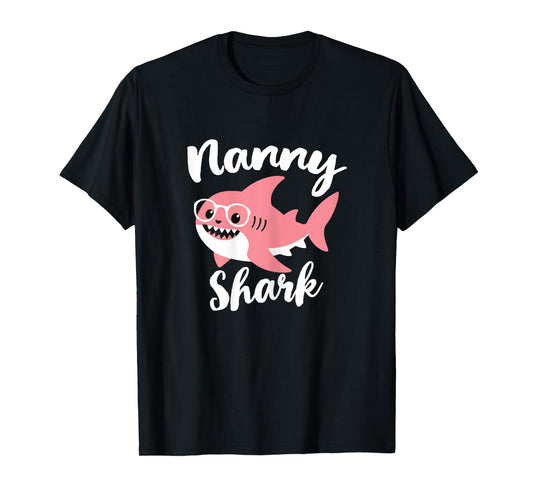 Nanny Shark Mother's Day Grandma Funny T-Shirt