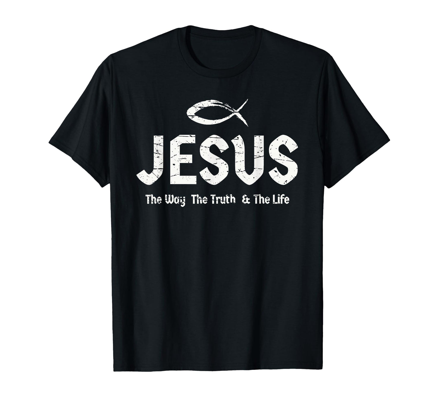 Bible Verse John 14:6 Jesus The Way Truth & Life Christian T-Shirt