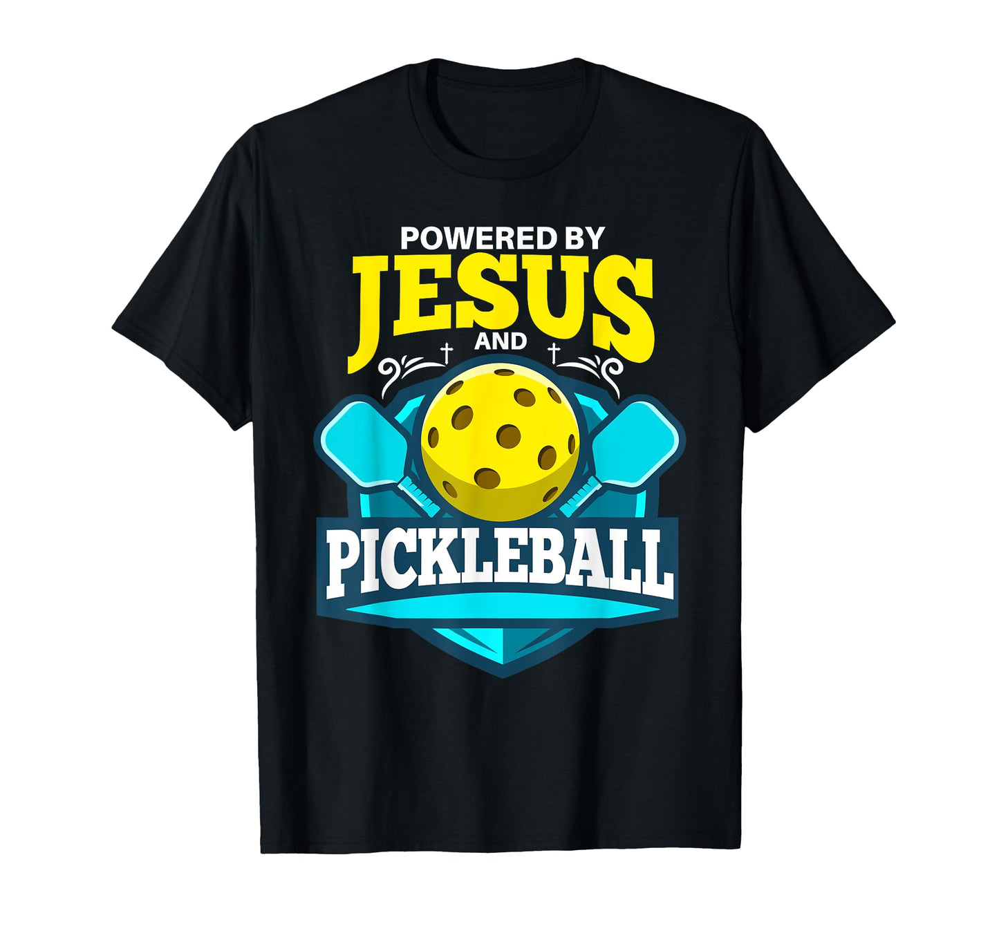 Christian Pickleball Shirt Jesus Religious Pickleball Player T-Shirt