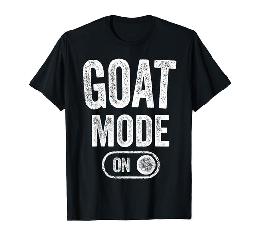 Goat Mode On Costume Funny Mountain Climber Gift Animal T-Shirt
