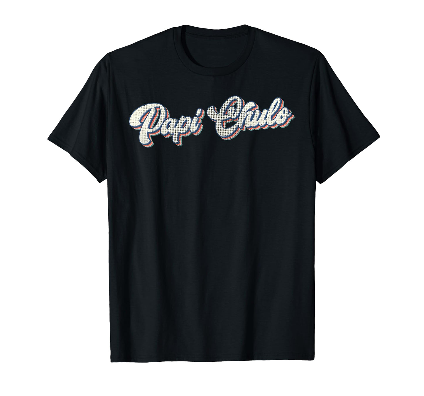 Father's Day Papi Chulo Spanish Father Grandfather Vintage T-Shirt