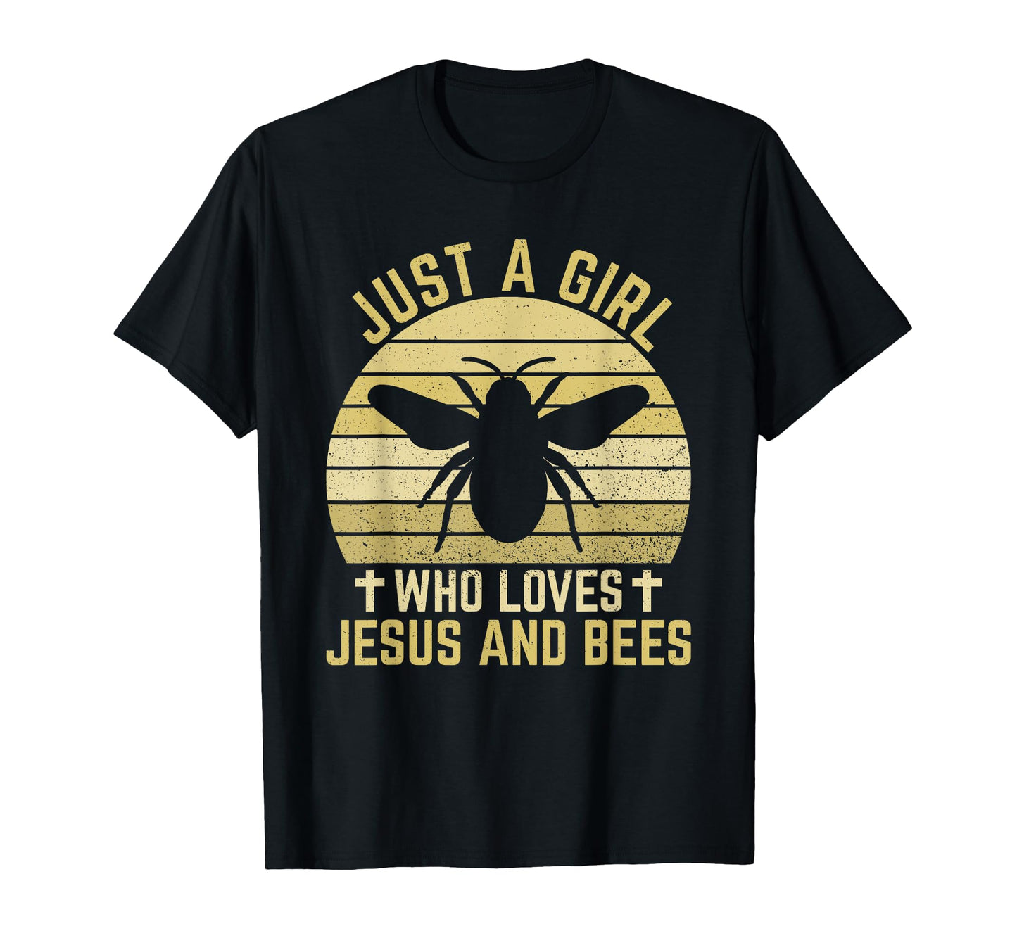 Jesus And Bees - Christian Girl And Women T-Shirt