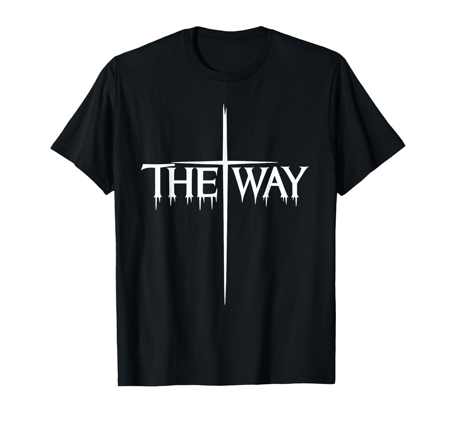 The Way Jesus Cross Graphic Scripture Inspired Wear T-Shirt