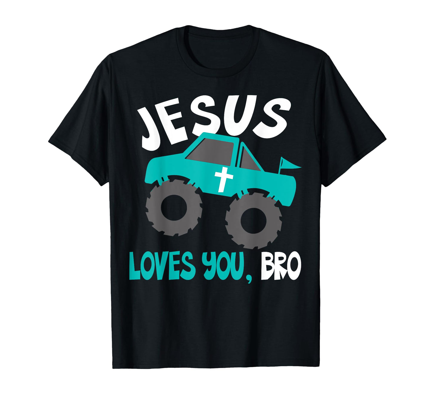 Toddler Jesus Loves You Bro Funny Christian Kids Boy God Son T-Shirt