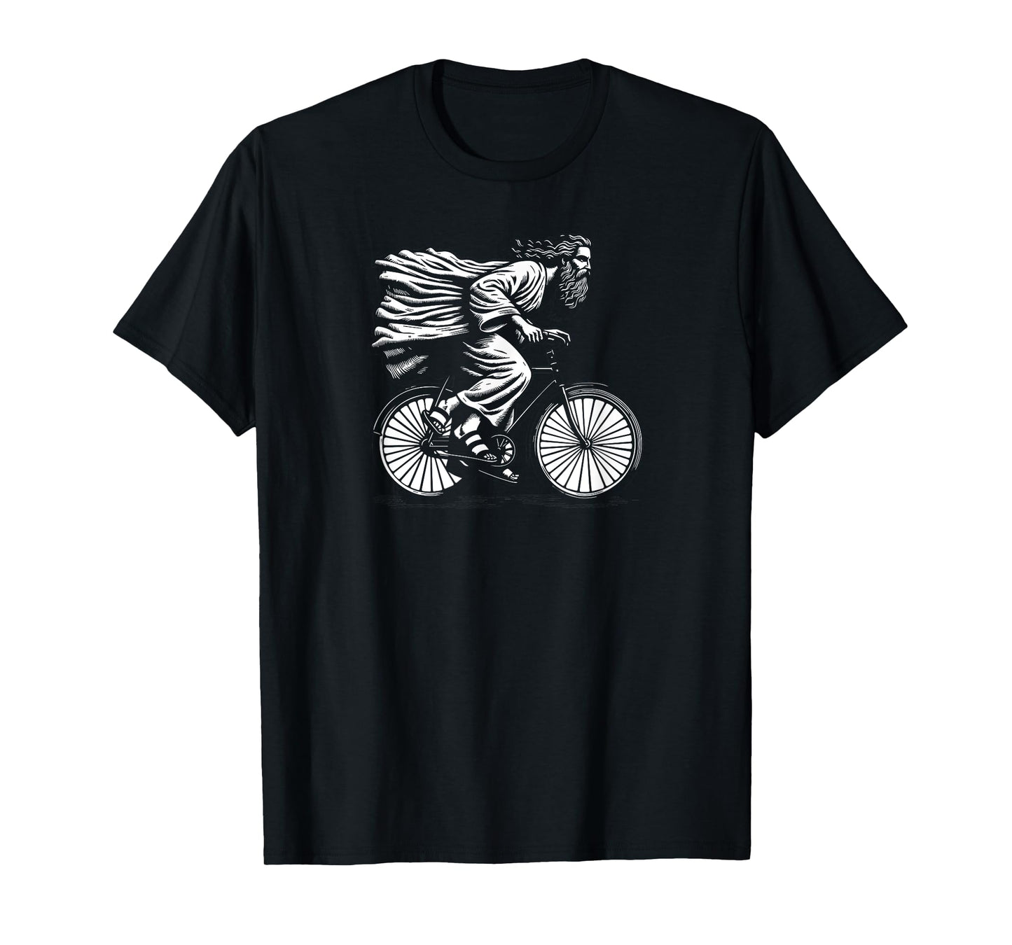 Awesome Jesus Christ Bicycle Vintage Retro Mountain Biker T-Shirt