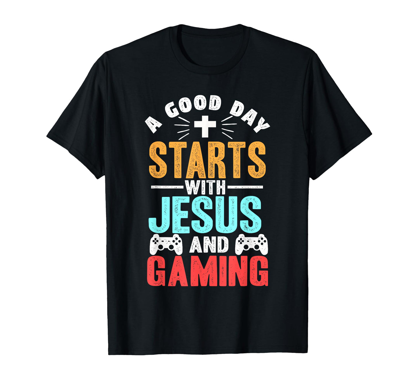 Funny Christian Jesus Gaming Gift for Christian Gamer T-Shirt