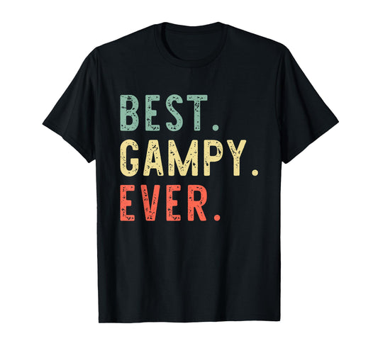 Best Gampy Ever Funny Retro Vintage T-Shirt