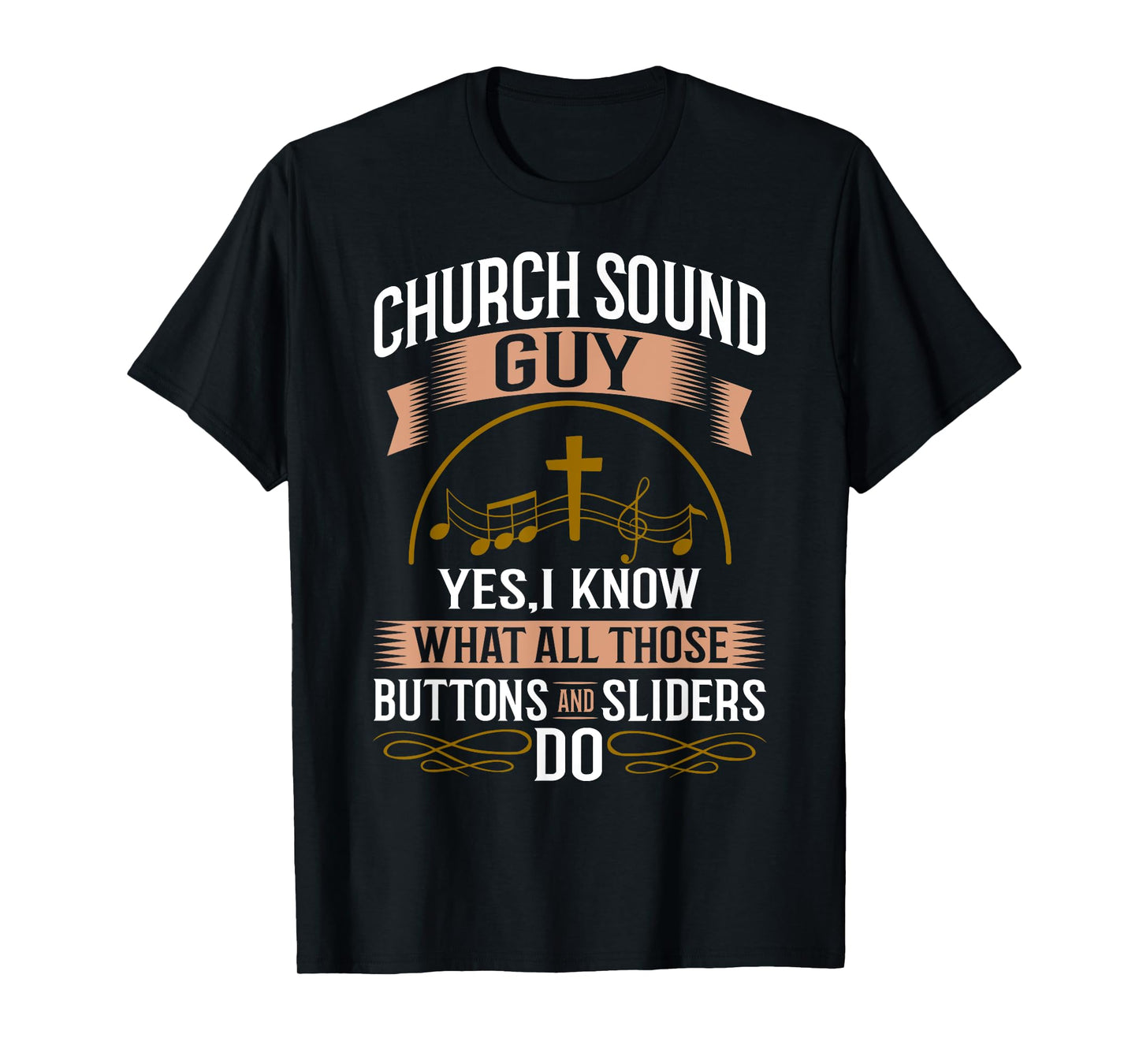 Church Sound Engineer Audio System Music Christian T-Shirt